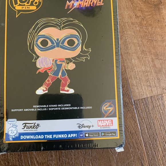 New in box Funko Pop Ms. Marvel Enamel Pin - Picture 3 of 4